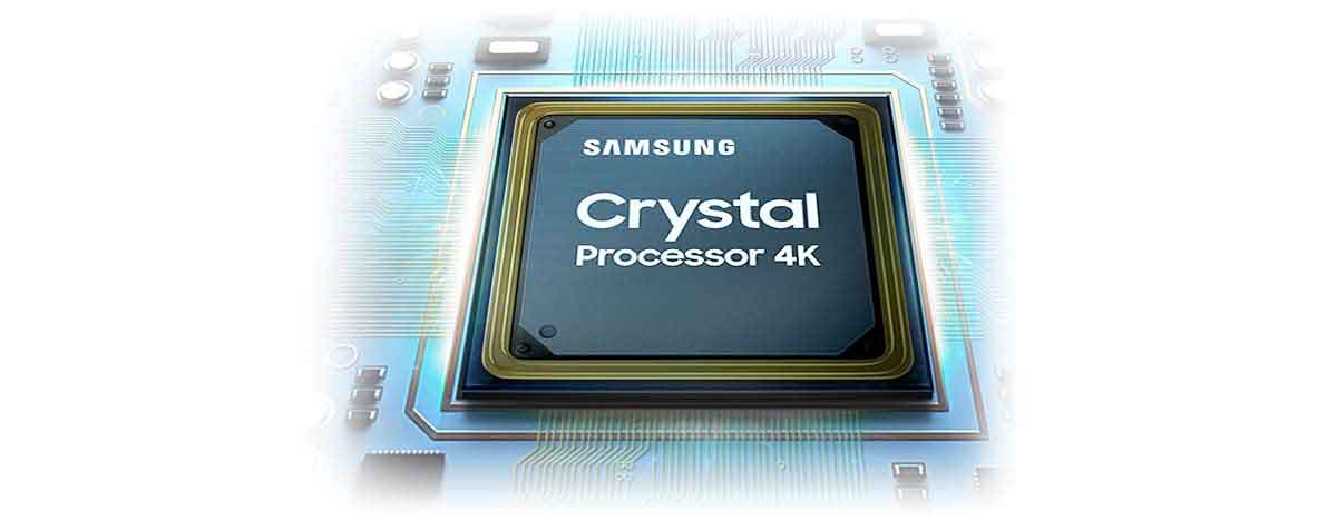 پردازنده Crystal Processor 4K در تلویزیون سامسونگ مدل AU7000