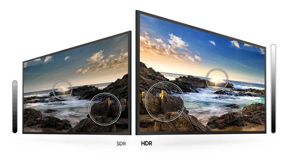 فناوری HDR در تلویزیون 55 اینچ سامسونگ مدل TU7000 